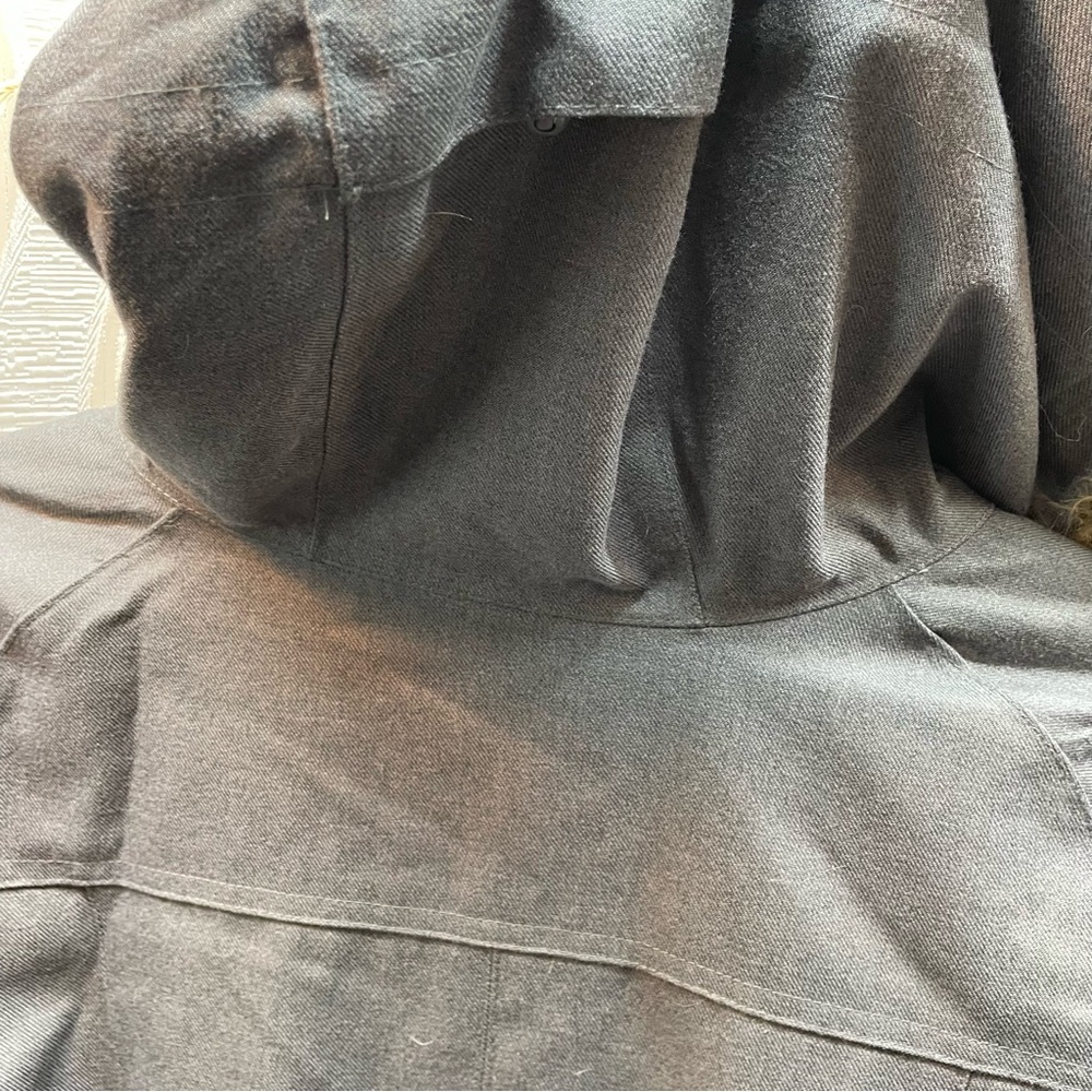 Firefly Anita Parka Womens Small Grey Faux Fur Hood Aquabase Elite Jacket - Picture 11 of 13